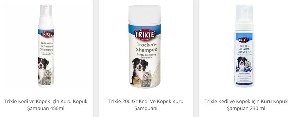 Yavru köpekler için kuru köpek şampuanı